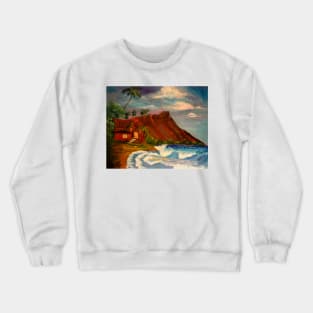 Quaint Cottage by the Sea Crewneck Sweatshirt